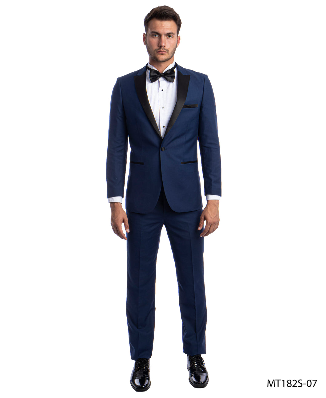 Cobalt/Black Tuxedo Suit For Men Formal Tuxedos For All Ocassions MT182S-07